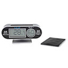 LCD Solar Thermometer Hygrometer in Car/Room - Sliver