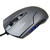 LD-108 Durable Ergonomic 6D USB 2.0 Blue-ray Mouse with 25g Extra Weight