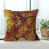 Leaf Double Side Cushion Cover 1PC Soft Decorative Square Throw Pillow Cover Cushion Case Pillowcase for Sofa Bedroom Livingroom Outdoor Superior Quality Machine Washable Outdoor Cushion for Sofa Couch Bed Chair miniinthebox