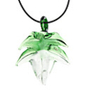 Leaf Pattern Colored Glaze Necklace