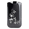Leaf Pattern Crystal PU Leather Pouch for Samsung Galaxy I9250 and I9300 (Assorted Colors)