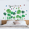 Leaf Print DIY Wall Stickers Decorative Wall Stickers,  PVC Home Decoration Wall Decal Wall Decoration / Removable
