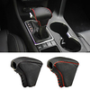 Leather Car Gear Head Shift Collars Cover For Kia Rio 4 K2 Sportage K5 KX5 2017 2018 Gear Shift Knob Case Sleeve miniinthebox