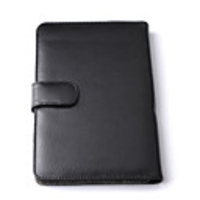Leather Case For Samsung Galaxy Tab/P1000 - Black