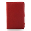 Leather Case with Stand for Samsung P1000 - Red