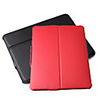 Leather Case&Stand For Apple iPad - Pack Of 2pcs,  Black&Red Assorted