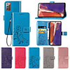 Leather Flip Phone Case For Samsung Galaxy Note 20 Note 20Ultra 10 Lite 9 8 S20 s10Lite S8Plus A21s A71 5G A91 A81 A51 A50S A40 A30 A20 A10 A10S Magnetic Wallet Cover With Card Holder
