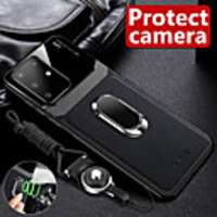 Leather Magnetic Ring Stand Holder Phone Cases For Samsung Galaxy S20 Ultra S20 Plus A51 A71 A91 A81 S10 Plus S10e S10 lite S9 Plus S8 Plus A70 A50 A30 A20 A10 A72018 Note 10 Plus Note 9 Note 8 Cover