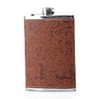 Leather Pyrographic Wine Pot Oil Lighter