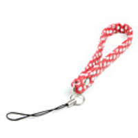 Leather Strap for Cell Phones and Gadgets (Red)