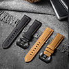 Leather Watch Band for Huawei Watch GT 2e / GT2 46mm / GT2 42mm / GT Active / Honor Magic / Magic Watch 2 46mm / Magic Watch 2 42mm / Watch 2 / Watch 2 Pro Replaceable Bracelet Wrist Strap Wristband