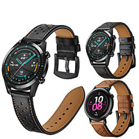 Leather Watch Band for Huawei Watch GT 2e / GT2 46mm / GT2 42mm / Honor Magic Watch 2 46mm 42mm / GT Active / Watch 2 / Watch 2 Pro Replaceable Bracelet Wrist Strap Wristband miniinthebox
