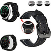 Leather Watch Band for Polar Vantage M / Grit X / Ignite Replaceable Bracelet Wrist Strap Wristband