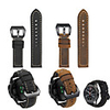 Leather Watch Band for Samsung Galaxy Watch 3 45mm / 41mm / Galaxy Watch 46mm / 42mm / Gear S3 Classic / Frontier / Active 2 / Gear Sport / Gear S2 Classic Replaceable Bracelet Wrist Strap Wristband