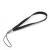 Leather Wrist Strap for Cell Phones and Gadgets (Black)