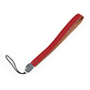 Leather Wrist Strap for Cell Phones and Gadgets (Red)