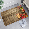 Leaves Digital Printing Floor Mat Modern Bath Mats Nonwoven Memory Foam Novelty Bathroom