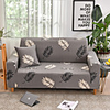 Leaves Print 1-Piece Sofa Cover Couch Cover Furniture Protector Soft Stretch Slipcover Spandex Jacquard Fabric Super Fit for 1~4 Cushion Couch and L Shape Sofa, Easy to Install(1 Free Cushion Cover)