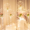 Led Balloon With Column Stand Luminous Transparent Bobo Balloons Stand LED String Lights Wedding Birthday Party Decoration miniinthebox