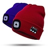 LED Beanie Hat with Light LED Emitters with Battery and USB Cable Portable Adjustable Durable Camping / Hiking / Caving Cycling / Bike Hunting USB White Light Source Color Black Orange Yellow