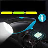 LED Bike Light Bike Light with Horn LED Mountain Bike MTB Bicycle Cycling Waterproof Multiple Modes Super Brightest Safety Li-ion 1000 lm Rechargeable USB White Camping / Hiking / Caving Cycling
