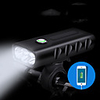LED Bike Light Front Bike Light Bicycle Cycling Portable Professional Durable Li-ion 400 lm USB Powered Battery White Camping / Hiking / Caving Everyday Use / 360° Rotation / Aluminum Alloy