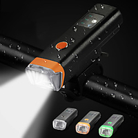 LED Bike Light Front Bike Light Bicycle Cycling Waterproof 360° Rotation Multiple Modes Smart Induction 350 lm Rechargeable USB 18650 lithium battery Black Cycling / Bike / Super Brightest
