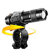 LED Bike Light Front Bike Light Headlight Flashlight LED Mountain Bike MTB Bicycle Cycling Waterproof Multiple Modes Portable Easy to Install AA / 14500 2000 lm 1 × AA Battery White Camping / Hiking