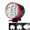 LED Bike Light Front Bike Light Headlight Flashlight LED Mountain Bike MTB Bicycle Cycling Waterproof Super Bright Portable Easy to Install Rechargeable Battery 18650 4800 lm Rechargeable Batteries