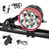LED Bike Light Front Bike Light Headlight LED Mountain Bike MTB Bicycle Cycling Waterproof Multiple Modes Super Bright Portable Rechargeable Battery 9000 lm Natural White Camping / Hiking / Caving