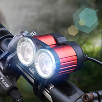 LED Bike Light Front Bike Light LED Bicycle Cycling Professional 18650 1600 lm Rechargeable Battery White Cycling / Bike / Aluminum Alloy / IPX 6