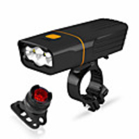 LED Bike Light Front Bike Light LED Bicycle Cycling Waterproof Rotatable Portable Quick Release Rechargeable Li-Ion Battery 2400 lm Battery operated Rechargeable Power 18650 lithium battery White