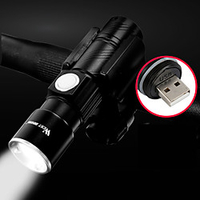 LED Bike Light Front Bike Light LED Bicycle Cycling Waterproof Super Bright Durable Rechargeable Li-Ion Battery / USB Camping / Hiking / Caving Everyday Use Cycling / Bike / IPX 6 miniinthebox