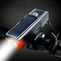 LED Bike Light Front Bike Light Power Bank Bike Horn Light Mountain Bike MTB Bicycle Cycling Waterproof 3 in 1 Multiple Modes Smart Induction 350 lm Rechargeable USB Solar Power White Cycling / Bike