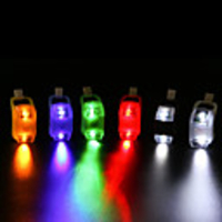 LED Bike Light Front Bike Light Rear Bike Tail Light Safety Light LED Mountain Bike MTB Bicycle Cycling Waterproof Multiple Modes Super Bright Safety Button Battery 200 lm Button White Blue Yellow