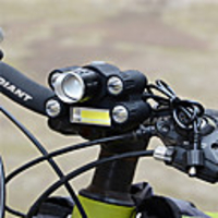 LED Bike Light Front Bike Light Safety Light Bicycle Cycling Portable Adjustable Durable Lightweight Lithium Battery 500 lm Battery White Camping / Hiking / Caving Cycling / Bike / Aluminum Alloy