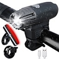 LED Bike Light Front Bike Light Tail Light Mountain Bike MTB Bicycle Cycling Waterproof Portable Alarm Warning Rechargeable Li-ion Battery USB 300 lm Cycling / Bike