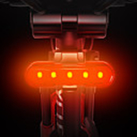 LED Bike Light Rear Bike Tail Light LED Bicycle Cycling Rotatable Dust Proof Quick Release Li-polymer 120 lm Rechargeable Battery White Red Blue Camping / Hiking / Caving Everyday Use Cycling / Bike