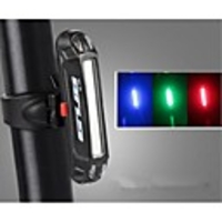 LED Bike Light Rear Bike Tail Light Safety Light LED Mountain Bike MTB Bicycle Cycling Waterproof Portable Alarm Warning USB Lithium Battery 100 lm USB Color-changing Red Blue Cycling / Bike / IPX-4