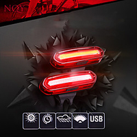 LED Bike Light Rear Bike Tail Light Safety Light Mountain Bike MTB Bicycle Cycling Waterproof Portable Durable USB Lithium Battery 120 lm Built-in Li-Battery Powered Camping / Hiking / Caving Cycling miniinthebox
