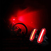 LED Bike Light Rear Bike Tail Light Safety Light Mountain Bike MTB Bicycle Cycling Waterproof Portable USB Warning USB 120 lm Rechargeable USB Camping / Hiking / Caving Cycling / Bike - WEST BIKING