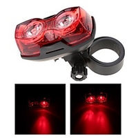LED Bike Light Rear Bike Tail Light Safety Light Tail Light Bicycle Cycling Waterproof Multiple Modes Super Bright Lightweight 200 lm Red miniinthebox