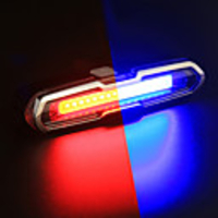 LED Bike Light Rear Bike Tail Light Safety Light Tail Light Mountain Bike MTB Bicycle Cycling Waterproof Portable Alarm Color Gradient Rechargeable Li-Ion Battery USB 150 lm Change Cycling / Bike
