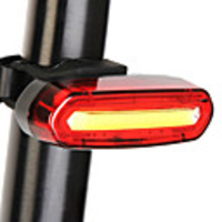 LED Bike Light Rear Bike Tail Light Safety Light Tail Light Mountain Bike MTB Bicycle Cycling Waterproof Portable Cute Quick Release Rechargeable Lithium-ion Battery 120 lm Color-changing Camping
