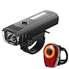 LED Bike Light Rechargeable Bike Light Set Front Bike Light Rear Bike Tail Light Mountain Bike MTB Bicycle Cycling Waterproof Multiple Modes Smart Induction Light Sensor 18650 CR2032 250 lm / USB
