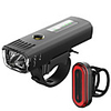 LED Bike Light Rechargeable Bike Light Set Front Bike Light Rear Bike Tail Light Mountain Bike MTB Bicycle Cycling Waterproof Multiple Modes Smart Induction Light Sensor 18650 CR2032 250 lm / USB