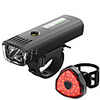 LED Bike Light Rechargeable Bike Light Set Front Bike Light Rear Bike Tail Light Mountain Bike MTB Bicycle Cycling Waterproof Multiple Modes Smart Induction Light Sensor 18650 CR2032 250 lm / USB