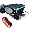 LED Bike Light Rechargeable Bike Light Set Rear Bike Tail Light Bike Horn Light Mountain Bike MTB Bicycle Cycling Waterproof Multiple Modes Easy Carrying Lithium Battery 250 lm USB White Red Cycling miniinthebox