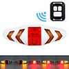 LED Bike Light Turn Signal Light Rear Bike Tail Light Safety Light Mountain Bike MTB Bicycle Cycling Waterproof Portable Remote Control / RC Wireless AAA 15 lm Red Yellow Cycling / Bike / ABS