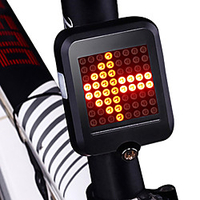 LED Bike Light Turn Signal Light Rear Bike Tail Light Safety Light Mountain Bike MTB Bicycle Cycling Waterproof Smart Induction Portable Foldable Li-ion 80 lm Rechargeable USB Red Cycling / Bike